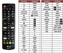 LG 28TL510V náhradní dálkový ovladač jiného vzhledu