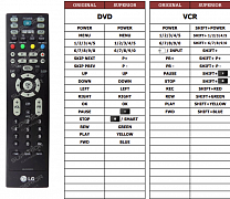 LG 32HIZ20 náhradní dálkový ovladač jiného vzhledu