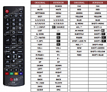 LG 32LB550 náhradní dálkový ovladač jiného vzhledu