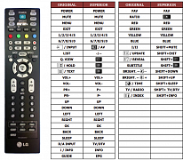 LG 32LC56-ZC náhradní dálkový ovladač jiného vzhledu