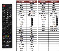 LG 32LD359 náhradní dálkový ovladač jiného vzhledu