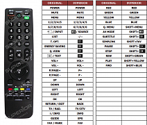 LG 32LD4500 náhradní dálkový ovladač jiného vzhledu
