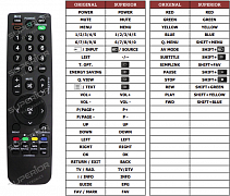 LG 32LD460LCD náhradní dálkový ovladač jiného vzhledu