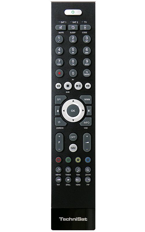 TECHNISAT DIGIT ISIO STC replacement remote control with a different look