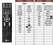 LG 32LE2R náhradní dálkový ovladač jiného vzhledu