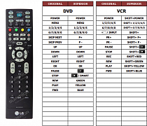 LG 32LE2R-ZJ náhradní dálkový ovladač jiného vzhledu