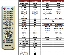 Samsung 00008E náhradní dálkový ovladač jiného vzhledu