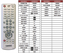 Samsung 00012J náhradní dálkový ovladač jiného vzhledu