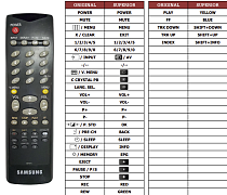 Samsung  3F14-00048-160 náhradní dálkový ovladač jiného vzhledu