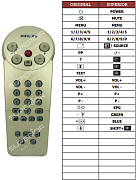 Samsung  3F14-00034-840 náhradní dálkový ovladač jiného vzhledu