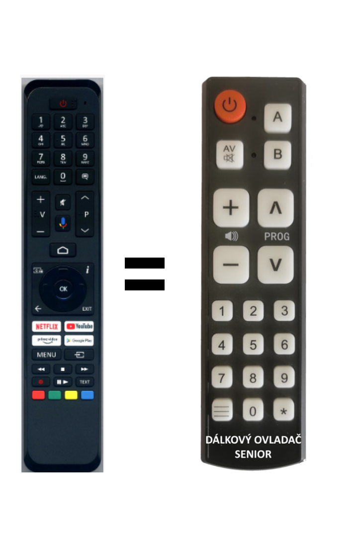 Panasonic TX-50LX650E replacement remote control for seniors