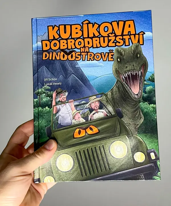 Kniha Kubíkova dobrodružství na Dinoostrově