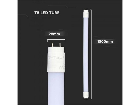 LED zářivka lineární T8 20W 2100lm 4000K 150cm V-TAC VT-151 Samsung chip