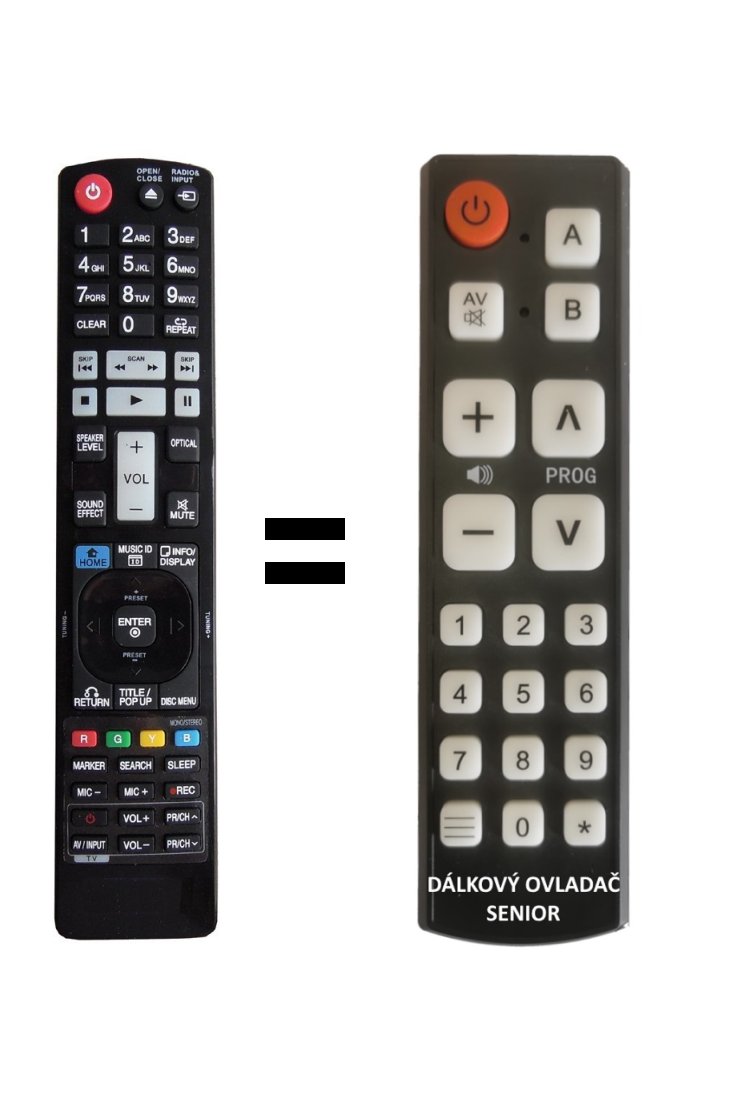 LG AKB72946002 replacement remote control for seniors