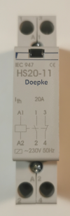Instalační stykač 20 A,230 V, Doepke 09980404 HS20-11
