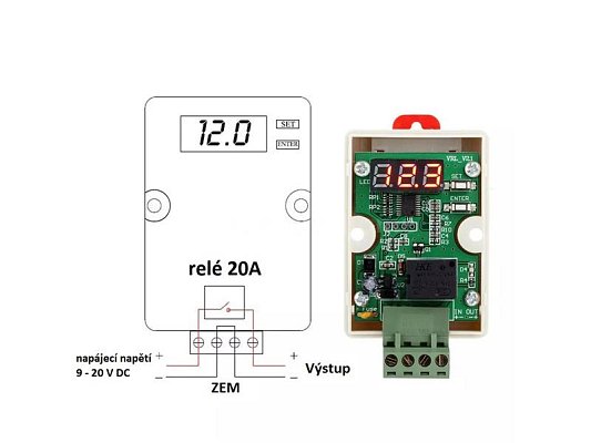 Podpěťová ochrana autobaterie STU 34611