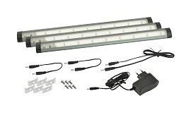 Sada 3ks led svítidel 3x5W 12V 3x50cm bílá neutrální  900 lm/ks = 2700 lm