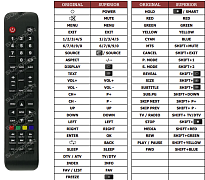 Smart tech LE-3221TS náhradní dálkový ovladač jiného vzhledu