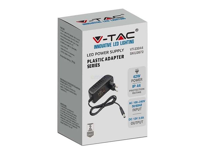 Adaptér napájecí 12V 3500mA V-TAC VT-23044