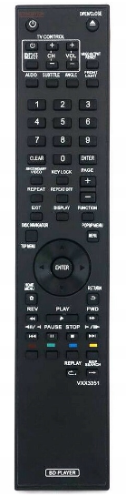 Pioneer VXX3351 náhradní dálkový ovladač stejného vzhledu