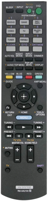 thumbnail image 2 of Neue RM-AAU106 Für Sony AV-Receiver Fernbedienung STR-DH720 STR-DH720HP STR-DH83 2 of 12
