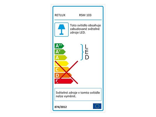 Svítidlo stropní RETLUX RSM 103 24W přisazené