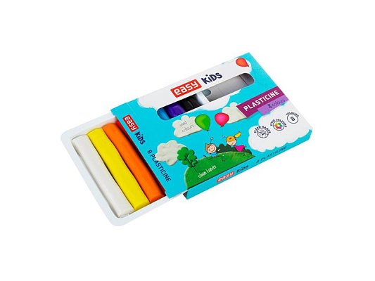 Plastelína EASY Creative sada 8 barev 128g