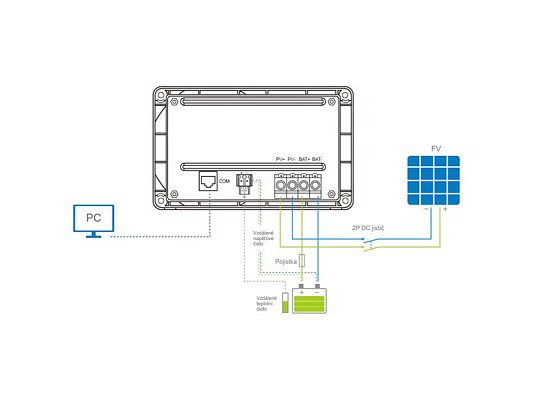 Solární regulátor PWM EPsolar 30A 12/24V GoMate