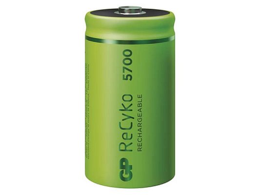 Baterie D (R20) nabíjecí 1,2V/5700mAh GP Recyko 2ks