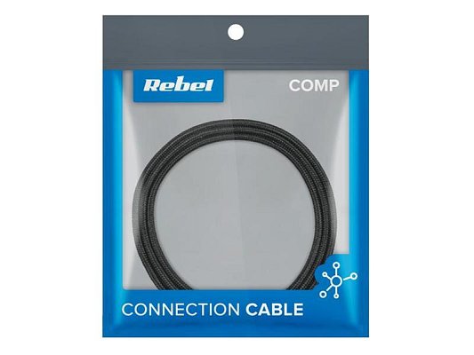 Kabel REBEL RB-6000-200-B USB/Micro USB 2m Black