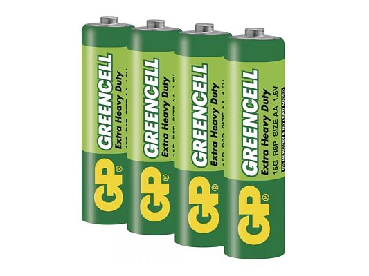 Baterie AA (R6) Zn-Cl GP Greencell 4ks