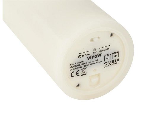 Vosková LED svíčka VIPOW LED0200