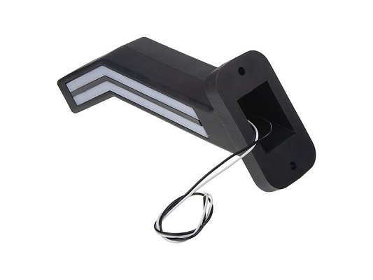 Poziční LED světlo (tykadlo) pro nákladní vozy CARCLEVER pravé červeno-bílo-oranžové TRL190P