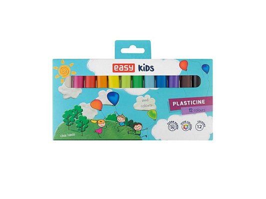 Plastelína EASY Creative sada 12 barev, 192g