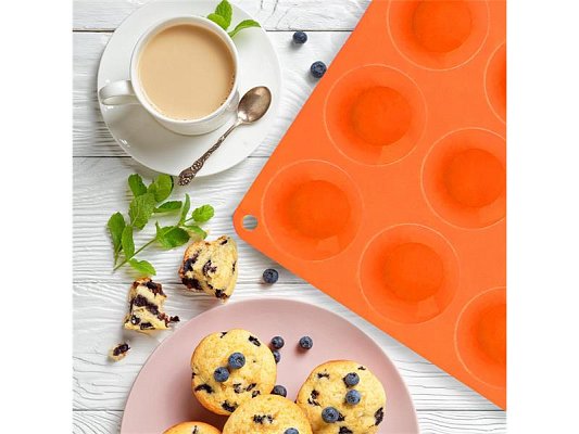 Forma na pečení muffinů ORION 29x23,5x2cm Orange