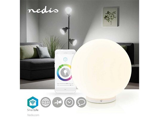 Smart stolní lampa NEDIS Mood Light WIFILM10CWT WiFi Tuya