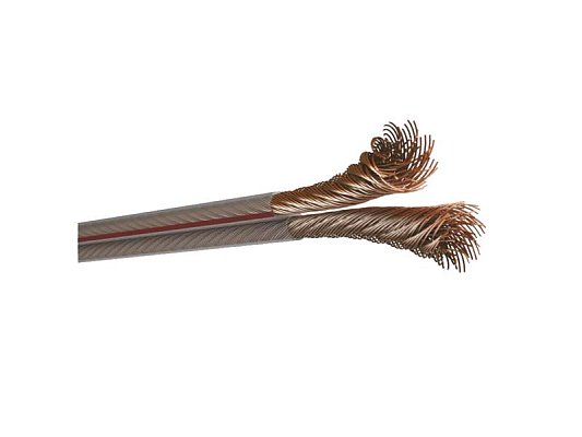 Dvojlinka nestíněná 2x1,5mm průhledná, 100m