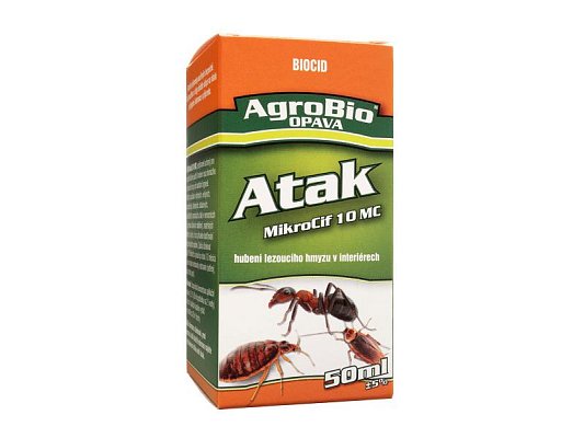 Přípravek proti lezoucímu hmyzu AGROBIO Atak Mikrocif 10 MC 50ml