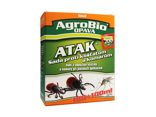 Sada proti klíšťatům a komárům AGROBIO Atak 200ml