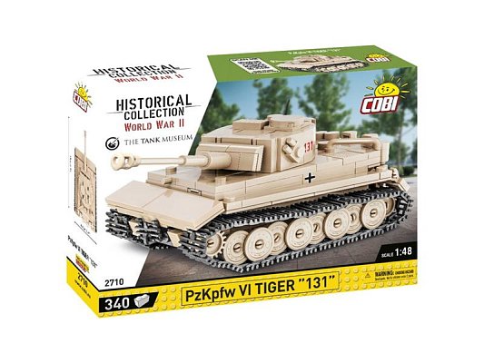 Stavebnice COBI 2710 II WW PzKpfw VI Tiger 131, 1:48, 340 k