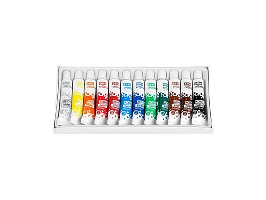 Akrylové barvy EASY CREATIVE 12 barev 12ml