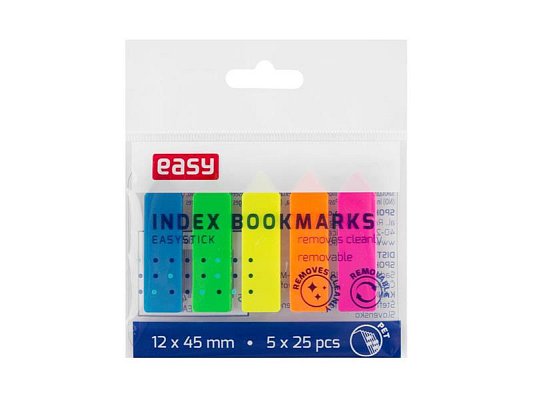 Záložky plastové EASY STICK 5 barev
