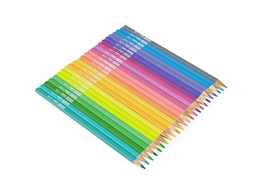 Pastelky EASY PASTEL trojhranné 24ks