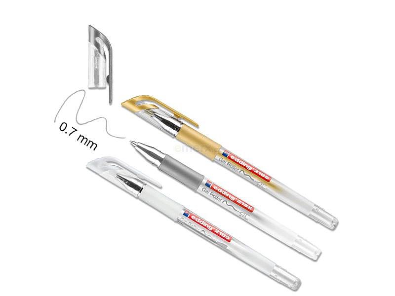 Fix popisovač Edding 2185/3B gelový roller 3ks set