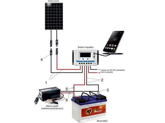 Solární regulátor PWM EPsolar 30A 12V/24V s displejem