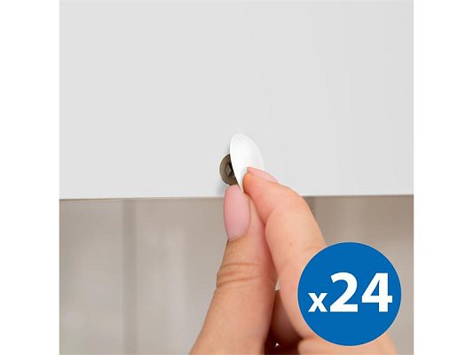 Sada krytek FAMILY 56214A bílé 24ks