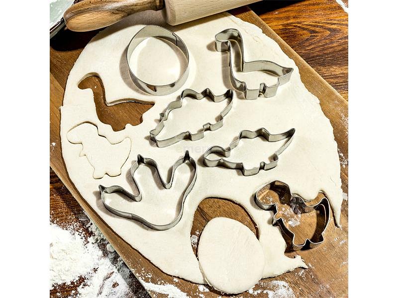 Sada vykrajovátek GADGET MASTER Cookie Cutters Dinosaurs 6ks