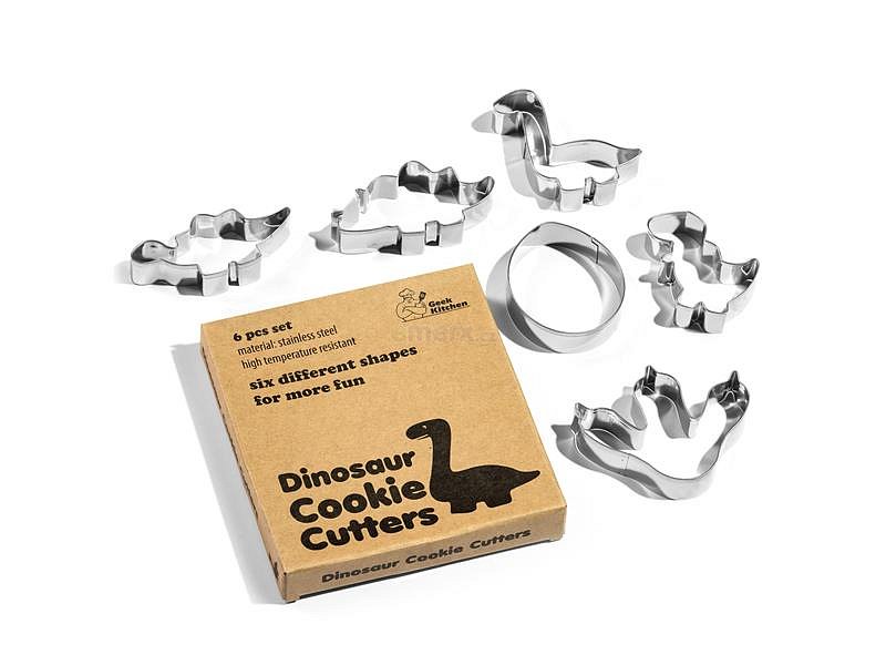 Sada vykrajovátek GADGET MASTER Cookie Cutters Dinosaurs 6ks