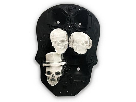 Forma na led GADGET MASTER Ice Tray Skulls 6ks