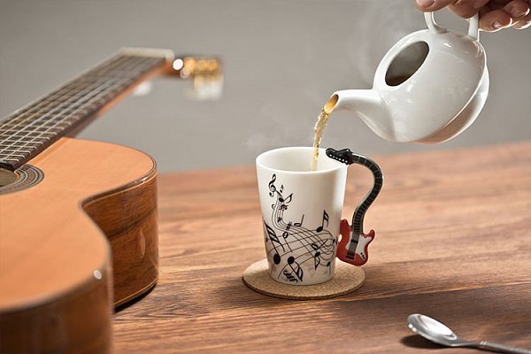 Hrnek GADGET MASTER Music Mug Guitar Red